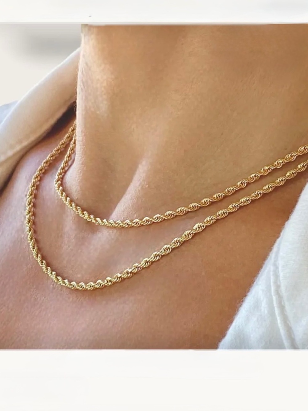 14K Gold Filled Plus™ Rope Chain Necklace